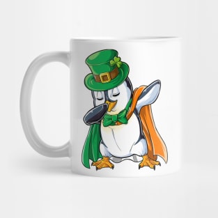 Dabbing Penguin St Patricks Day Men Leprechaun Irish Mug